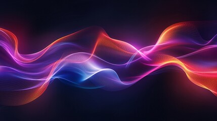 Spectrum Wave Abstract Background