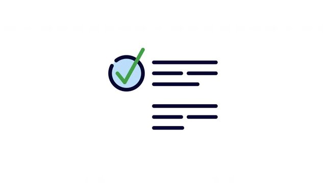checklist icon animation