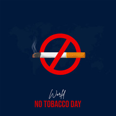 World Tobacco Day, No Smoking Day Social Media Poster Design 