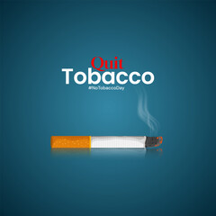World Tobacco Day, No Smoking Day Social Media Poster Design 