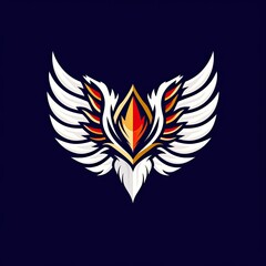 Abstract logo eagle wings