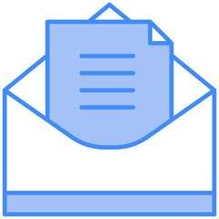 Email, envelope, letter, open email Icon
