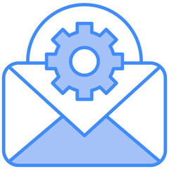 Email, gear, support, setting Icon