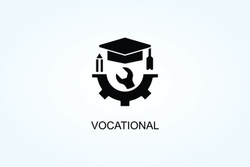 Vocational Vector  Or Logo Sign Symbol Illustration