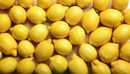 viele reife Zitronen