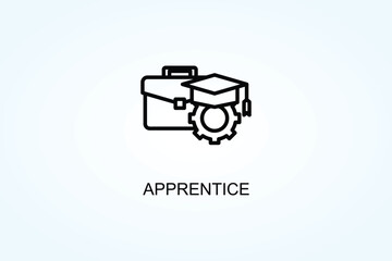 Apprentice Vector  Or Logo Sign Symbol Illustration