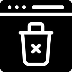 trash website icon