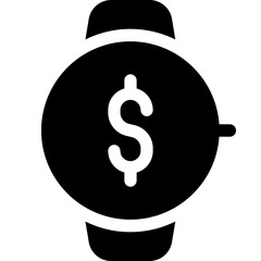 money smartwatch icon