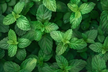 a group of green leaves