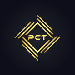 PCT logo. P C T design. White PCT letter. PCT, P C T letter logo design. P C T letter logo design in FIVE, FOUR, THREE, style. letter logo set in one artboard. P C T letter logo vector design.
