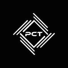 PCT logo. P C T design. White PCT letter. PCT, P C T letter logo design. P C T letter logo design in FIVE, FOUR, THREE, style. letter logo set in one artboard. P C T letter logo vector design.