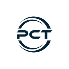 PCT logo. P C T design. White PCT letter. PCT, P C T letter logo design. P C T letter logo design in FIVE, FOUR, THREE, style. letter logo set in one artboard. P C T letter logo vector design.