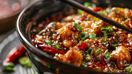 Savory Korean Dish for Foodie Poster Generative AI