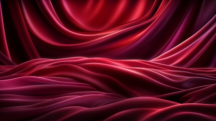 Obraz premium Background Illustration, Rich velvet fabric with a plush texture Illustration image,