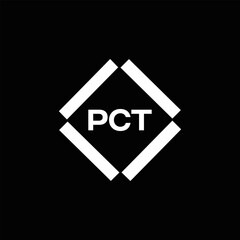 PCT logo. P C T design. White PCT letter. PCT, P C T letter logo design. P C T letter logo design in FIVE, FOUR, THREE, style. letter logo set in one artboard. P C T letter logo vector design.