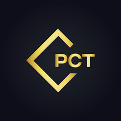 PCT logo. P C T design. White PCT letter. PCT, P C T letter logo design. P C T letter logo design in FIVE, FOUR, THREE, style. letter logo set in one artboard. P C T letter logo vector design.