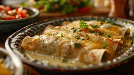 Delicious Mexican Cuisine for Foodie Posters Generative AI