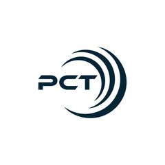 PCT logo. P C T design. White PCT letter. PCT, P C T letter logo design. P C T letter logo design in FIVE, FOUR, THREE, style. letter logo set in one artboard. P C T letter logo vector design.