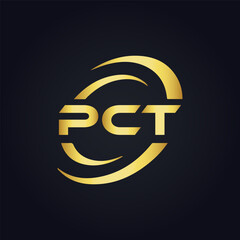 PCT logo. P C T design. White PCT letter. PCT, P C T letter logo design. P C T letter logo design in FIVE, FOUR, THREE, style. letter logo set in one artboard. P C T letter logo vector design.