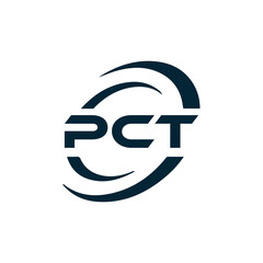PCT logo. P C T design. White PCT letter. PCT, P C T letter logo design. P C T letter logo design in FIVE, FOUR, THREE, style. letter logo set in one artboard. P C T letter logo vector design.