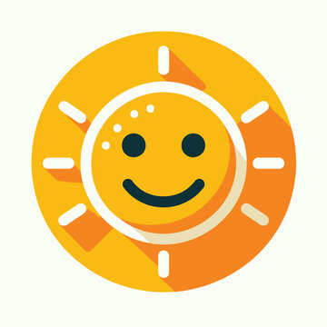 recommend clip art: yellow sun icon vector