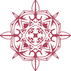 Beautiful mandala art, vector mandala design