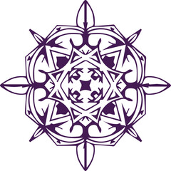 Beautiful mandala art, vector mandala design
