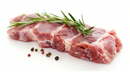Fototapeta premium Fresh and delicious pork loin. Perfect for a healthy and tasty meal.