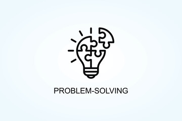 Problem-Solving Vector  Or Logo Sign Symbol Illustration