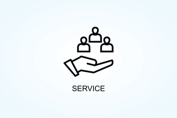 Service Vector  Or Logo Sign Symbol Illustration