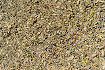 乾いた河原の砂利