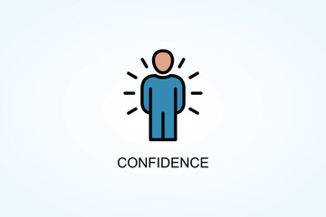 Confidence Vector  Or Logo Sign Symbol Illustration