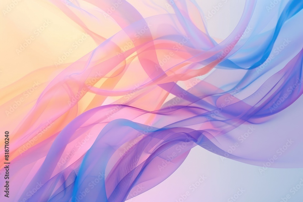 Poster colorful abstract background with flowing shapes. aig51a.