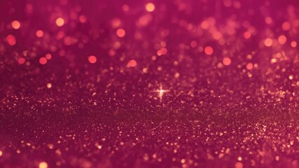 Red, Purple and Golden glitter lights, Gold glitter dust defocused texture Abstract Background