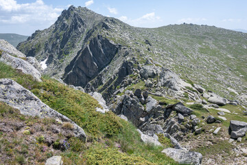 Landscape of Rila Mountain near Kalin peak, Bulgaria