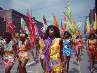 Naklejka premium Juneteenth, celebration of freedom and unity,ai