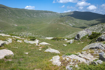 Landscape of Rila Mountain near Kalin peak, Bulgaria