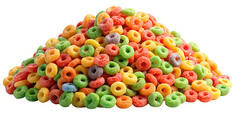 Colorful cereal  generative ai
