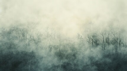 Mystical Fog Create a background that resembles a mystical fog using soft grays and whites, adding a dreamy, ethereal quality