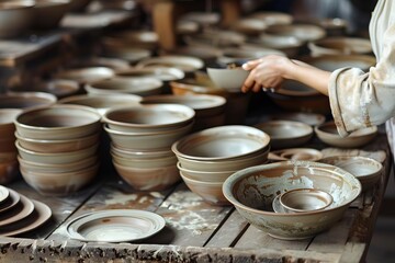 ceramics pottery artisans craftsmanship creative artists workshop studio handmade skills passion dedication culture tradition 