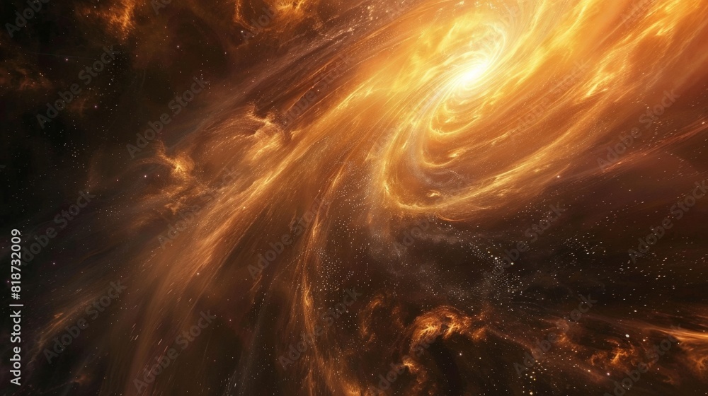Poster swirling galaxy design an abstract background inspired by a swirling galaxy with a mix of dark and l