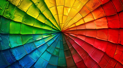 Fototapeta premium Harmony in Hues: The Vibrant Palette of Nature and Art