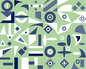 Abstract background design with geometric shapes