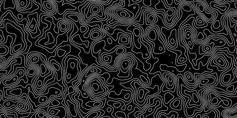 Abstract map illustration with elevation-style contour complexity


