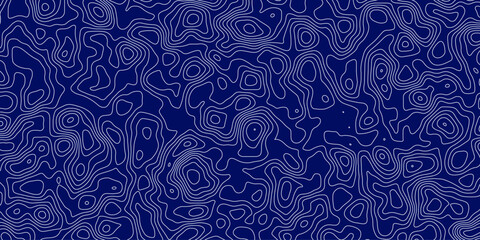 Terrain-inspired seamless line pattern with detailed elevation swirls

