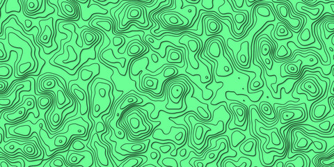 Line-based topographic art for use in abstract decorative backgrounds

