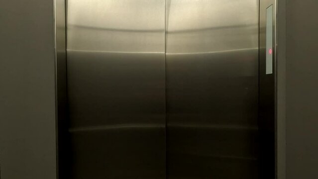 interior of a modern elevator business building