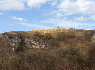 the beginning of autumn, walks through alpine meadows and slopes, panoramic views, the state of nature and relaxation in the mountains.