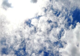 Fototapeta premium blue sky with clouds