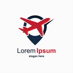 Detailed travel logo design template